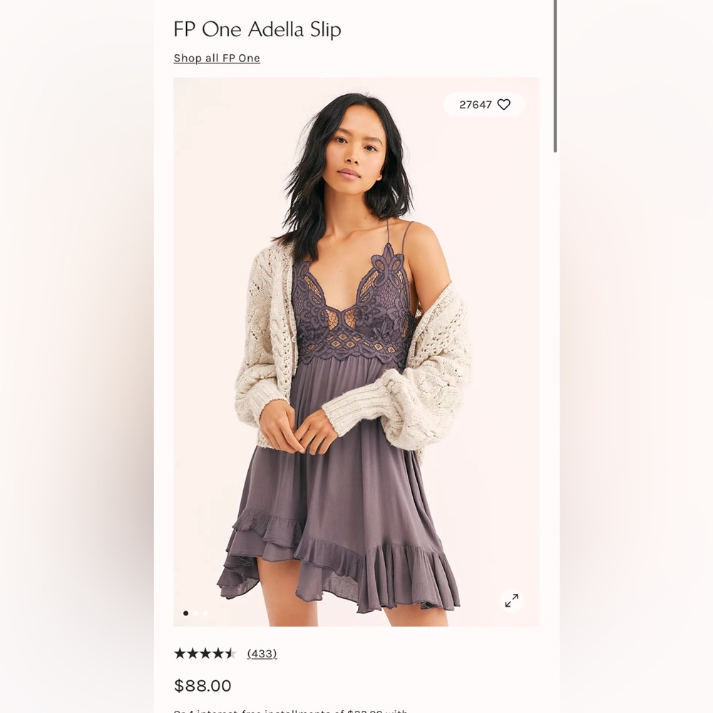 Free People Adela Slip